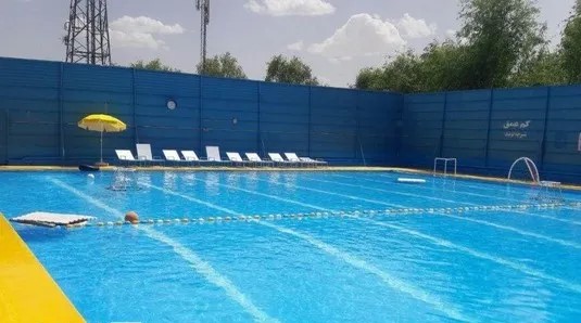 تصویر استخر چهارفصل و روباز دهکده چادگان اصفهان